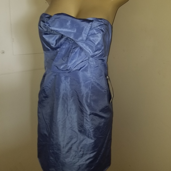 New J. Crew  blue special occasion organza dress 6 - Picture 2 of 13